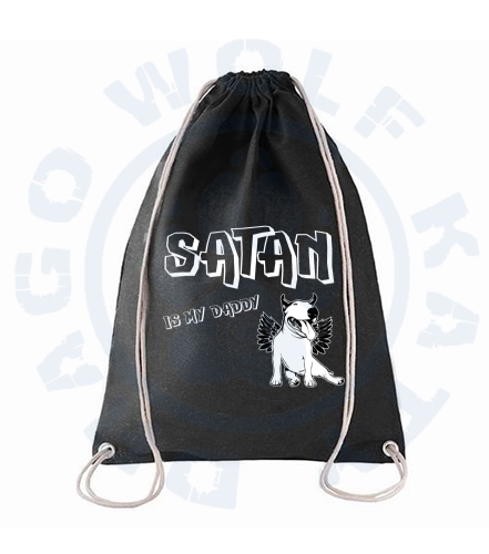 Batoh/vak - Satan, is my daddy BULLTERRIER