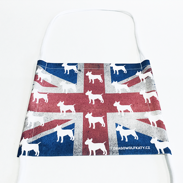 Barevné roušky s autorskou grafikou