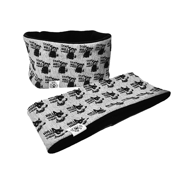 Zimní čelenka DWK - Bullterrier mix 