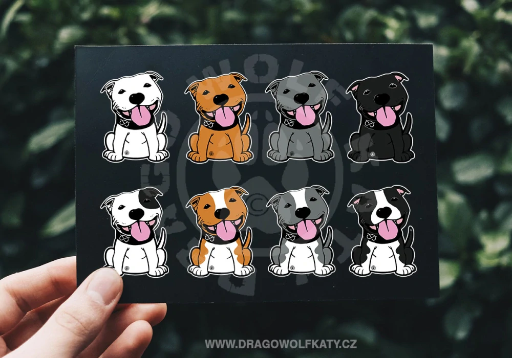 Pánské triko - Jsem pejskař - Staffbull
