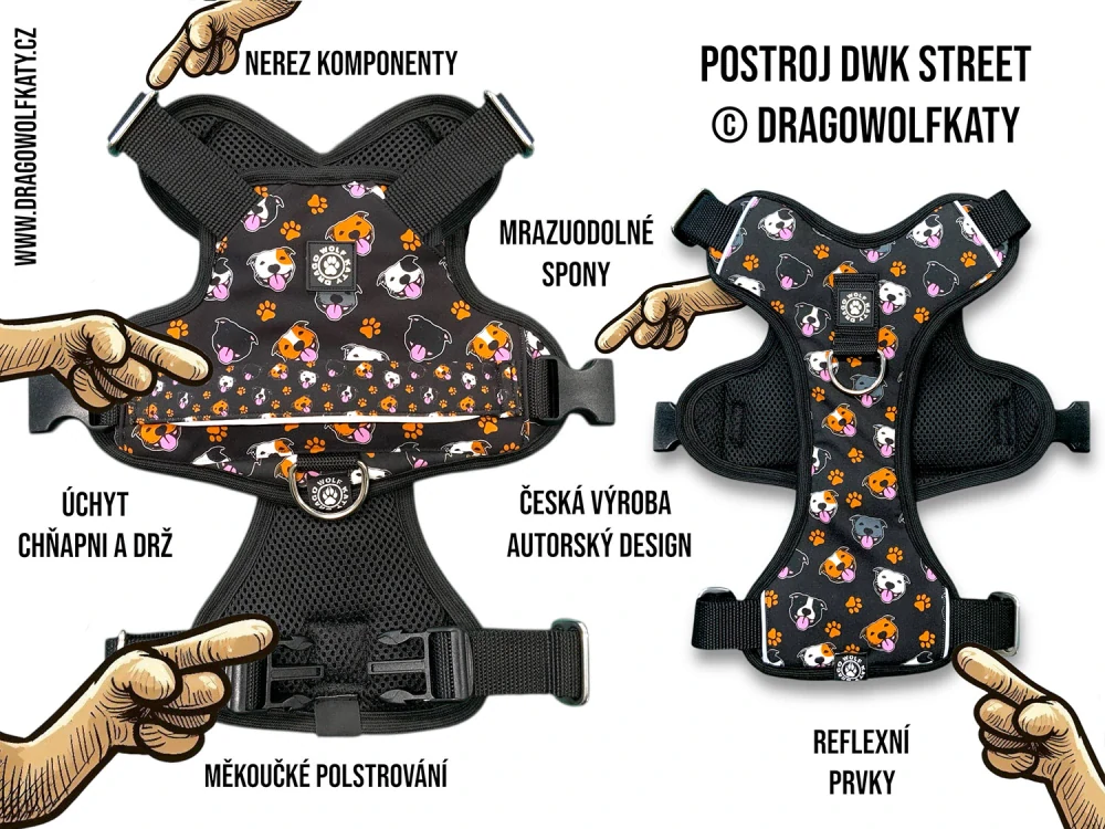 Postroj Street - Staffbull kebulky