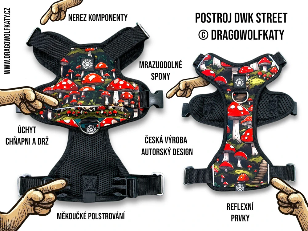 Postroj Street - Muchomůrky