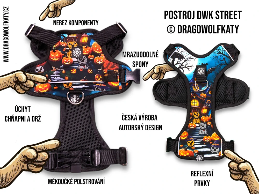 Postroj Street - Halloween Staffbull