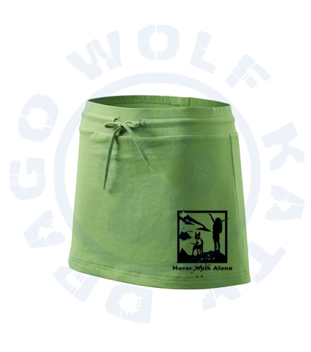 Dámská sukně Skirt two in one - Never Walk Alone Bullterrier