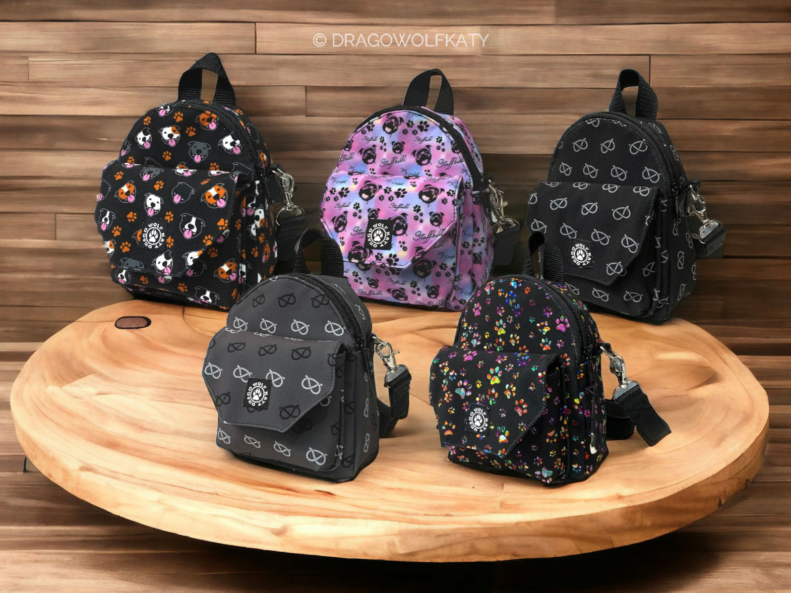 Baby/Small batoh / Pamlskovník - Uzlík Black