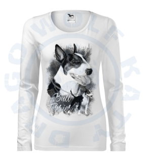 Dámské triko SLIM - Bullterrier Wolf 2019