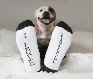 Ponožky I Love Staffbull