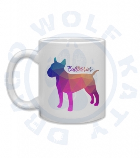 Hrnek Bullterrier vitráž