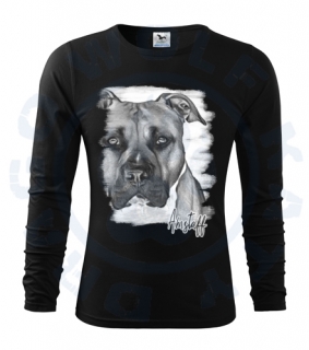 Pánské triko Fit - T Long Sleeve - Amstaff ART 
