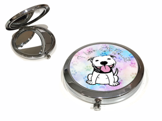 Zrcátko - I love staffbull - rainbow