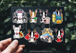 Nažehlovačka - Bullterrier cartoon MIX
