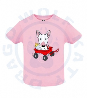 Baby triko - Bullterrier Baby cartoon