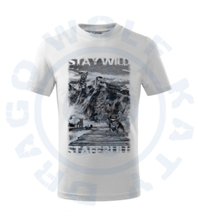 Dětské triko Basic - Staffbull Stay Wild