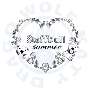 Staffbull Summer - Omalovánka