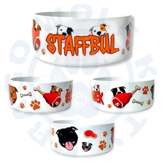 Miska - Staffbull cartoon