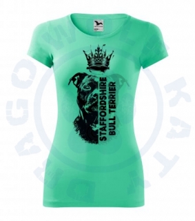Dámské tričko GLANCE - Staffbull King