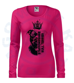 Dámské triko SLIM - Staffbull King