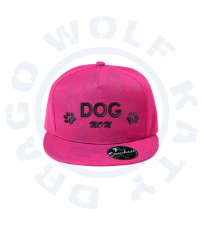 Snapback kšiltovka s 3D výšivkou Dog mom