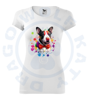 Dámské tričko GLANCE - Bullterrier klaun