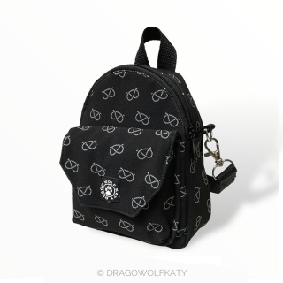 Baby/Small batoh / Pamlskovník - Uzlík Black