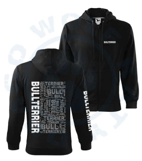 Pánská mikina Trendy - Bullterrier word