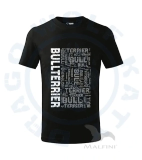 Dětské triko Basic - Bullterrier word