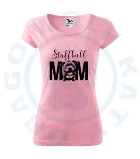 Dámské triko Pure - Staffbull Mom Cute