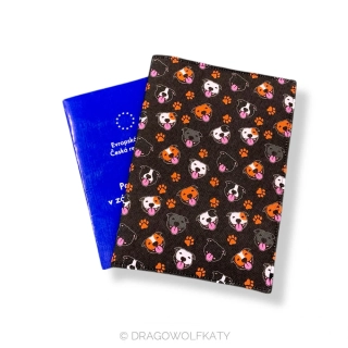 Obal na očkovací průkaz - Staffbull kebulky