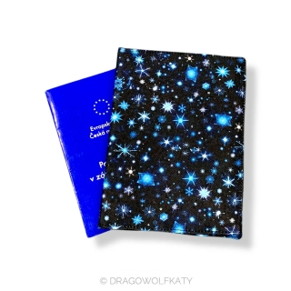 Obal na očkovací průkaz - Vločky