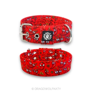 Obojek Papričky RED